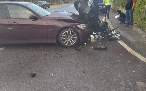 Castiglione delle Stiviere: incidente fra un’auto e una moto