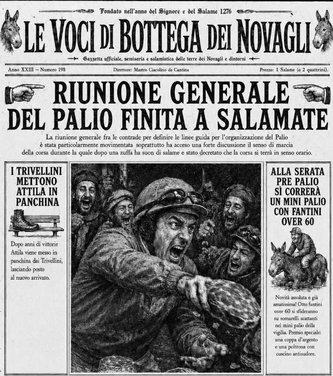 Novagli, il Palio degli Asini scalda i motori per la 45esima edizione